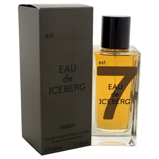 Iceberg Eau de Iceberg Amber by Iceberg for Men 3.3 oz Eau de Toilette Spray - Iceberg