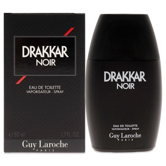 Guy Laroche Drakkar Noir by Guy Laroche for Men - 1.7 oz Eau de Toilette Spray - Guy
