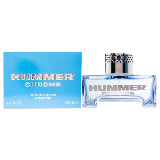 Hummer Hummer Chrome by Hummer for Men - 4.2 oz Eau de Toilette Spray - Hummer