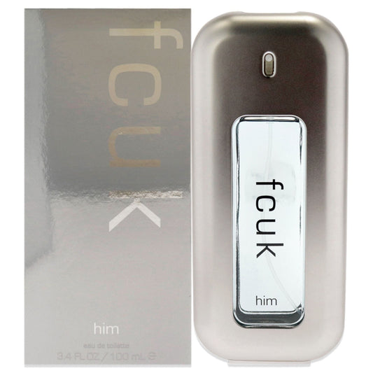 French Connection UK fcuk Him for Men 3.4 oz Eau de Toilette Spray - French