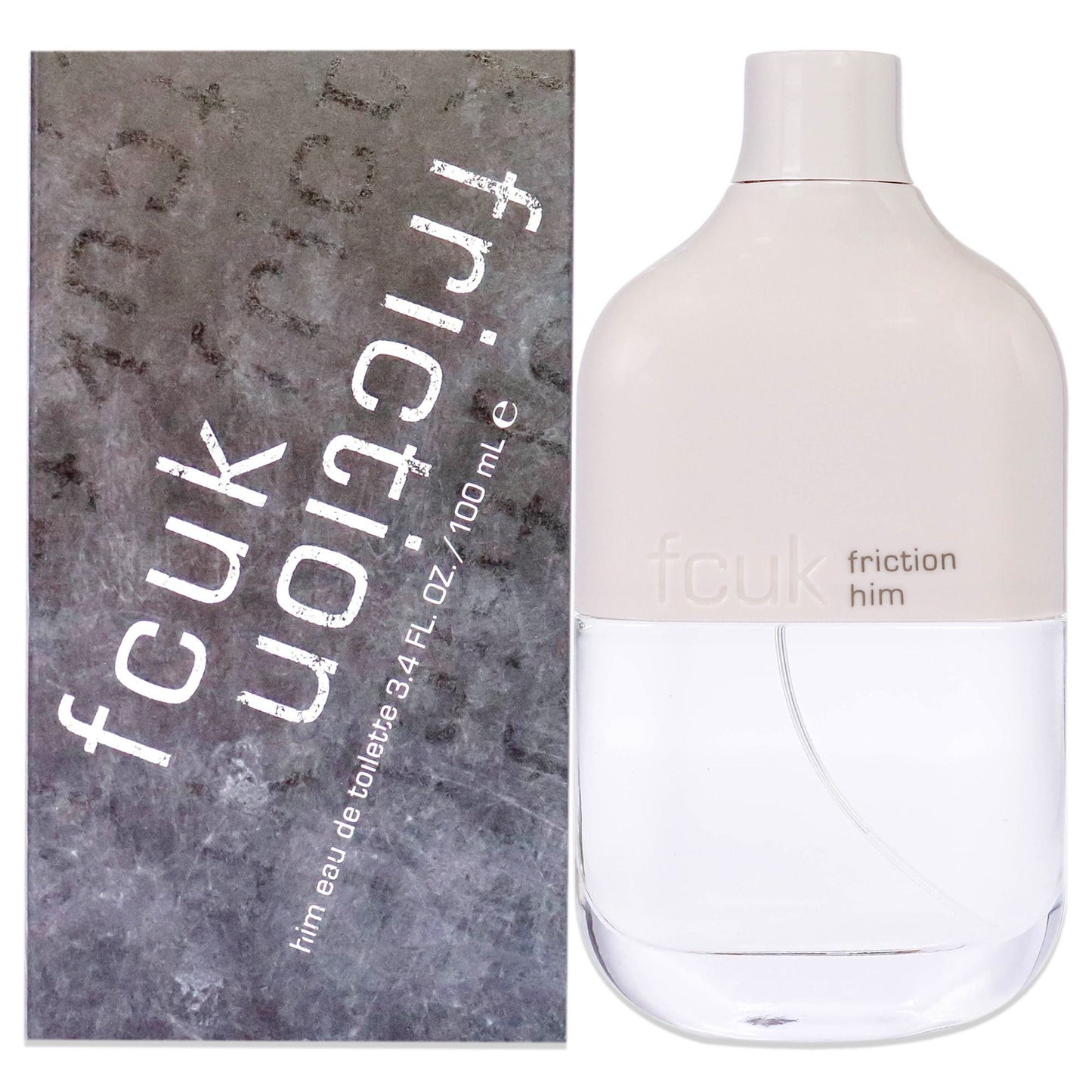 French Connection UK Fcuk Friction for Men 3.4 oz Eau de Toilette Spray - French