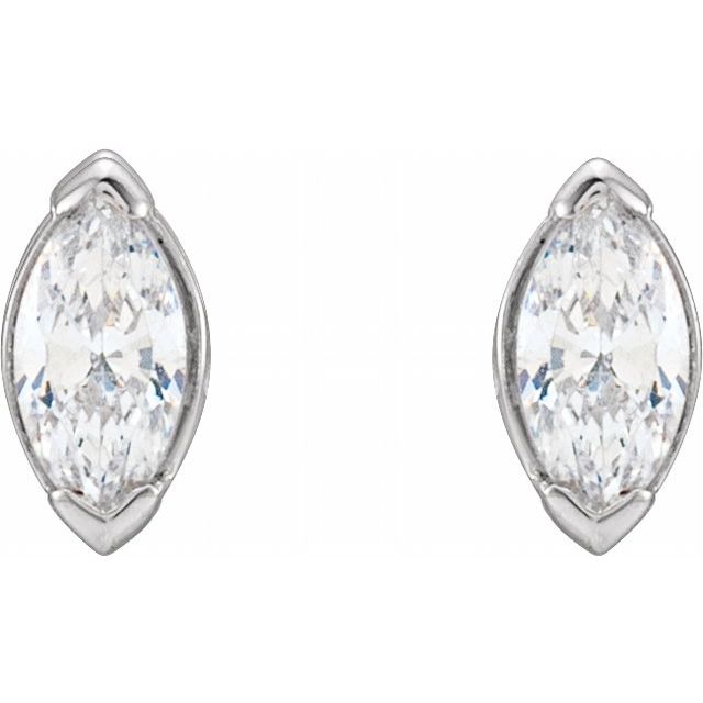 14K Gold 1/2 CTW Lab-Grown Diamond Stud Earrings