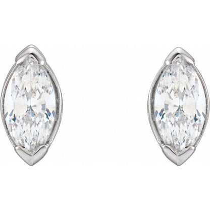 14K Gold 1/2 CTW Lab-Grown Diamond Stud Earrings