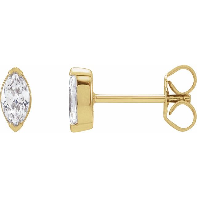 14K Gold 1/2 CTW Lab-Grown Diamond Stud Earrings