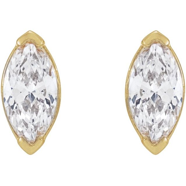 14K Gold 1/2 CTW Lab-Grown Diamond Stud Earrings