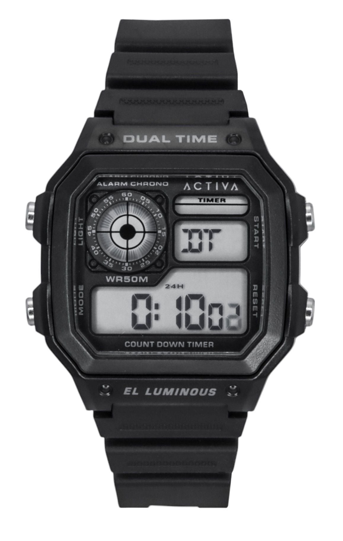 Invicta Activa Digital Polyurethane Strap Black Dial Quartz ACW1299-001 Men's Watch - Invicta