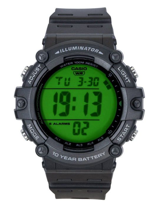 Casio Multifunctional Digital Resin Strap Quartz AE-1500WHC-1AV 100M Men's Watch - Casio
