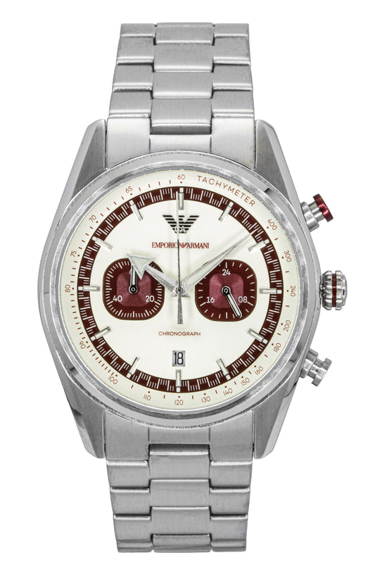Emporio Armani Chronograph Stainless Steel Multicolor Dial Quartz AR11645 Men's Watch - Emporio Armani