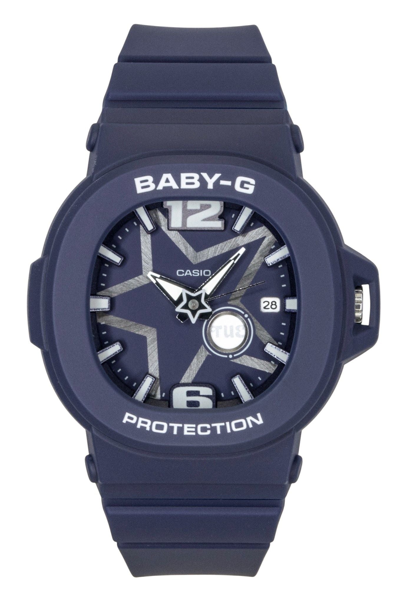 Casio Baby-G Analog Resin Blue Dial Quartz BGA-10D-2A1 100M Women's Watch - Casio