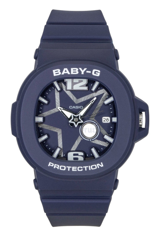 Casio Baby-G Analog Resin Blue Dial Quartz BGA-10D-2A1 100M Women's Watch - Casio