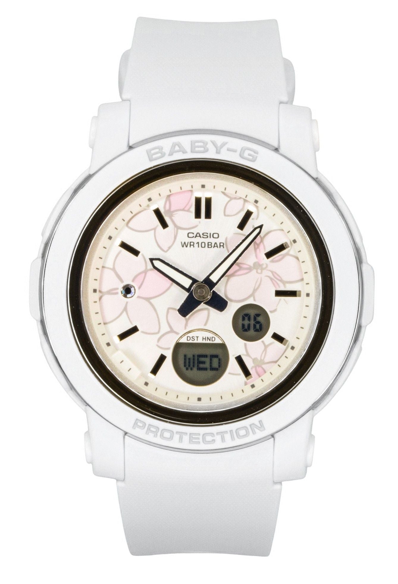Casio Baby-G Analog Digital Resin Strap Multicolor Dial Quartz BGA-290FL-7A 100M Women's Watch - Casio