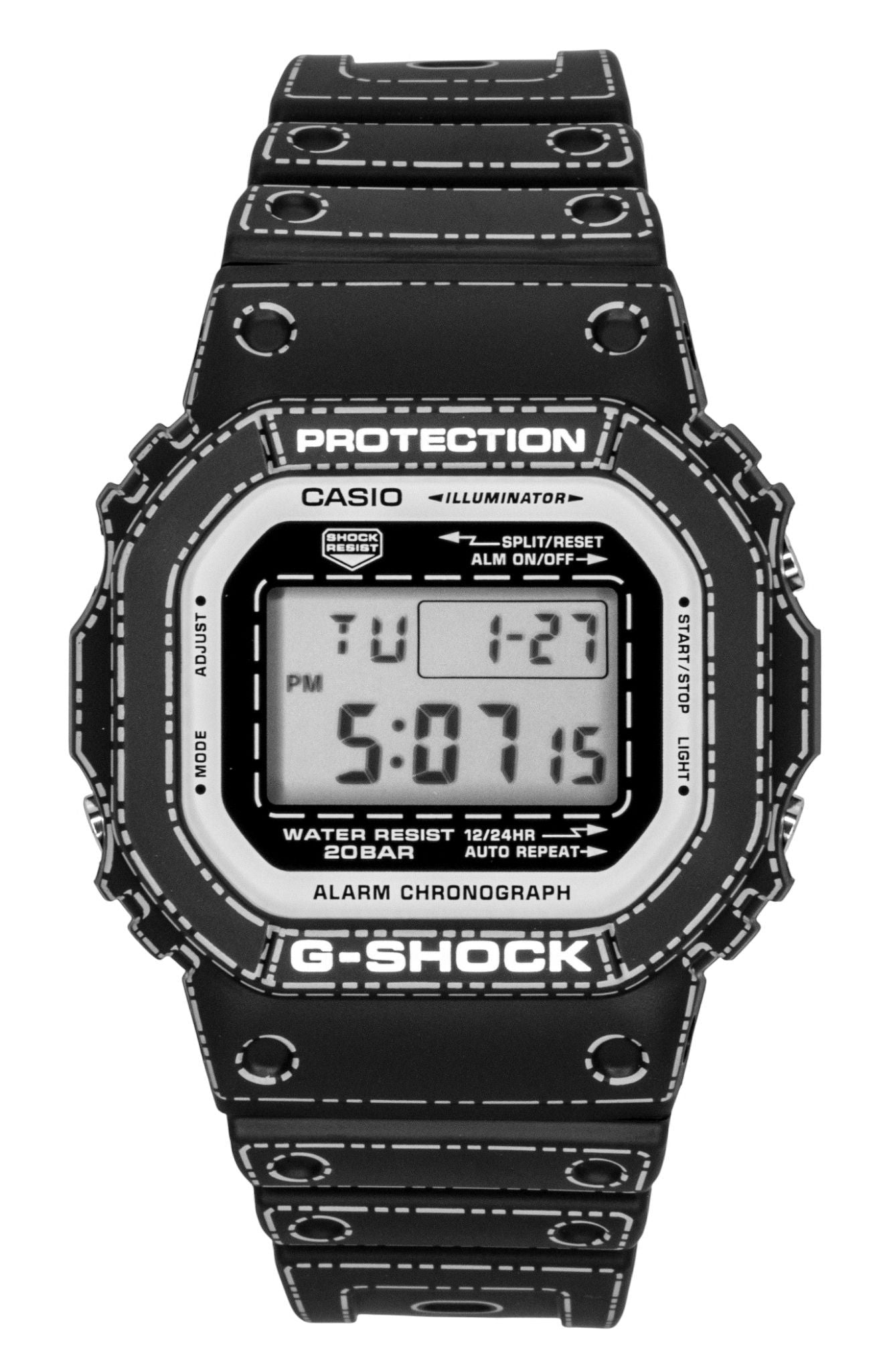 Casio G-Shock Digital Bio-Based Resin Strap Quartz DW-5600RGM-1 200M Men's Watch - Casio