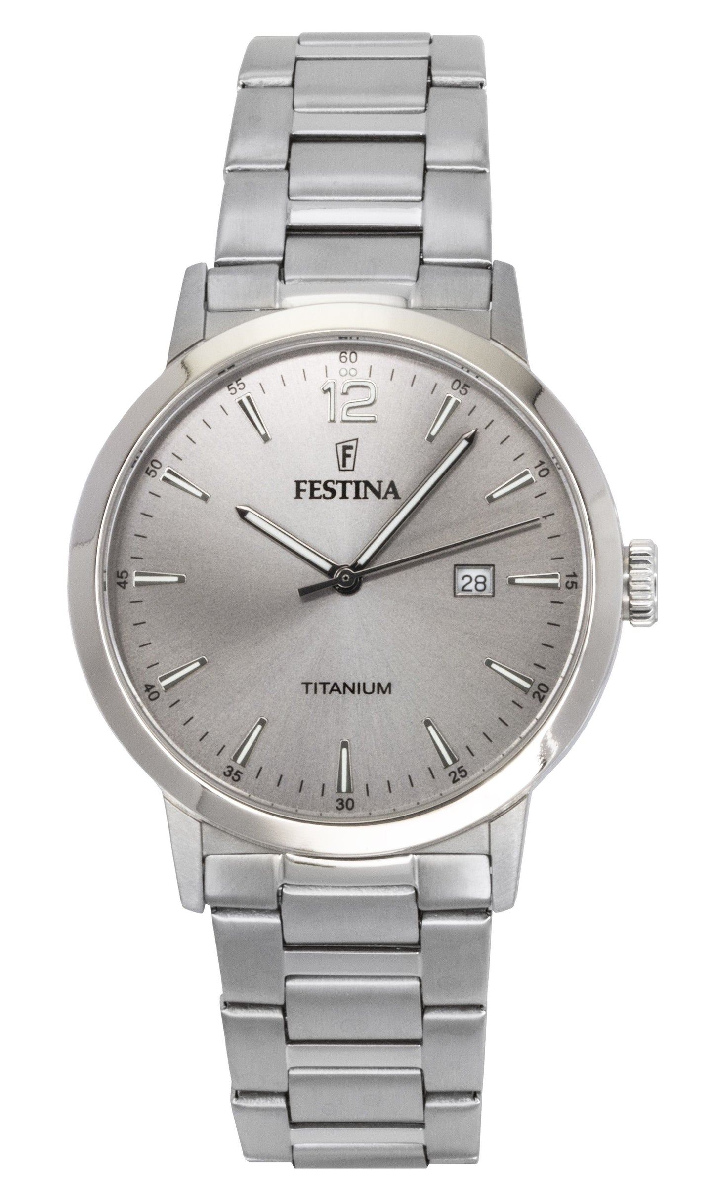 Festina Titanium Grey Dial Quartz F20435-2 Men's Watch - Festina