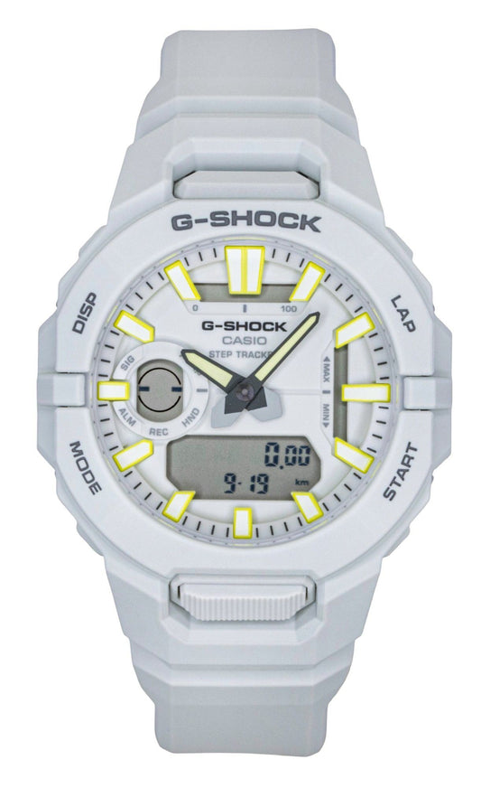 Casio G-Shock G-Squad Analog Digital Smartphone Link Resin Strap White Dial Quartz GBA-950-7A 200M Men's Watch - Casio