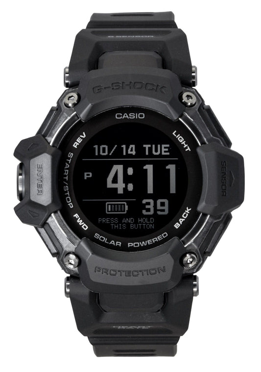 Casio G-Shock G-Squad Digital Smartphone Link Resin Strap Solar GBD-H2000-1B 200M Men's Watch - Casio