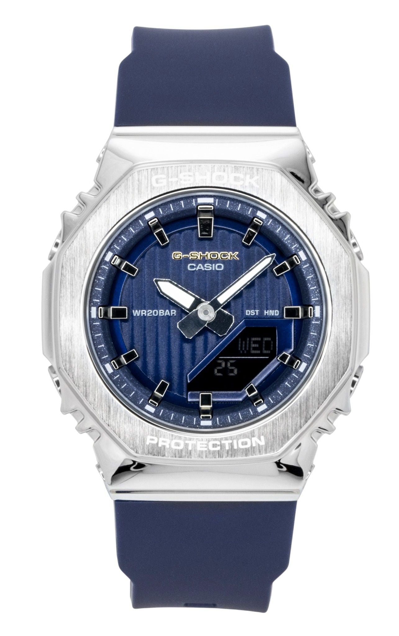 Casio G-Shock Analog Digital Limited Edition Bio-Based Resin Blue Dial Quartz GM-S2110SH-2A 200M Women's Watch - Casio