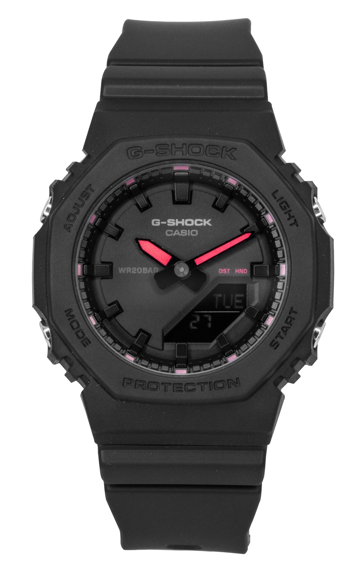 Casio G-Shock Analog Digital Bio-Based Resin Black Dial Quartz GMA-P2100SA-1A1 200M Women's Watch - Casio