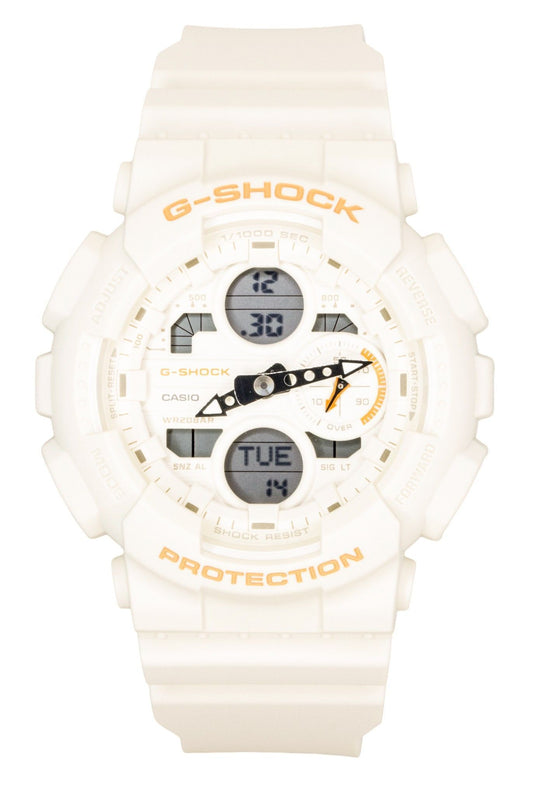 Casio G-Shock Analog Digital Bio-Based Resin Cream Dial Quartz GMA-S140-7A 200M Women's Watch - Casio