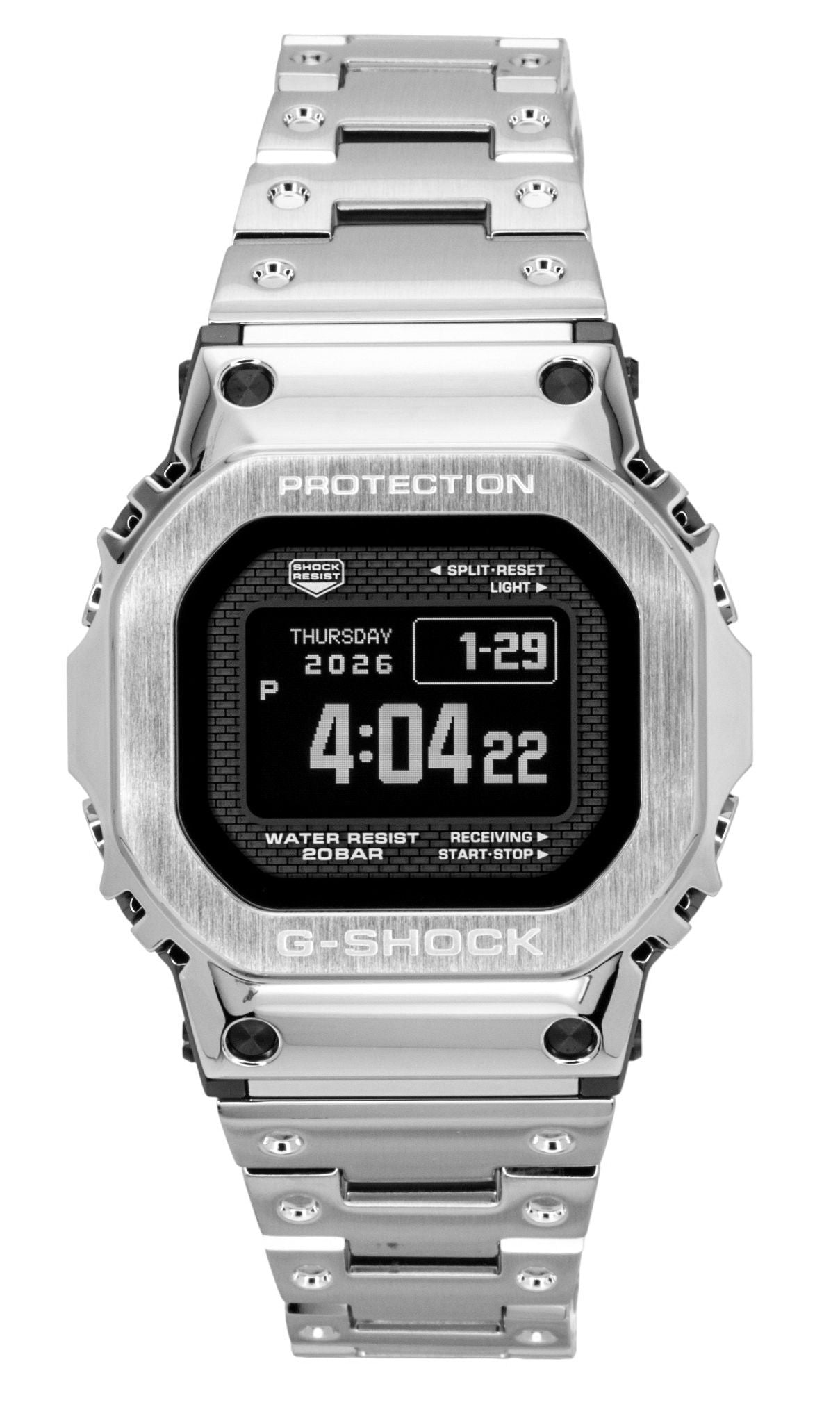Casio G-Shock Digital Full Metal Smartphone Link Solar GMW-BZ5000D-1 200M Men's Watch - Casio
