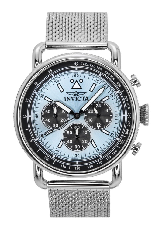 Invicta Speedway Chronograph Stainless Steel Blue Dial Quartz 47359 Men's Watch - Invicta