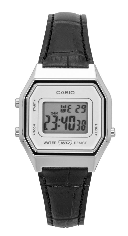 Casio Vintage Digital Leather Strap Quartz LA680WEL-1 Unisex Watch - Casio