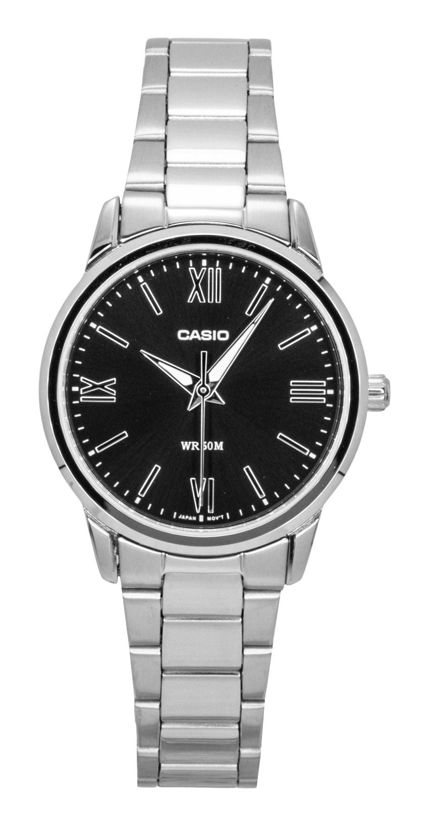 Casio Analog Stainless Steel Black Dial Quartz LTP-1303DD-1AV Women's Watch - Casio