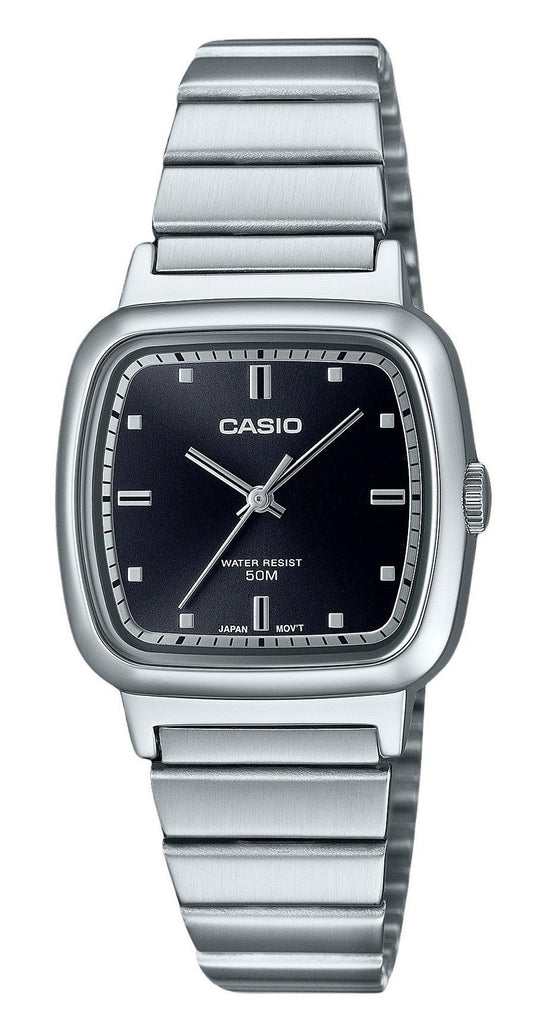 Casio Standard Analog Stainless Steel Black Dial Quartz LTP-B140D-1A Men's Watch