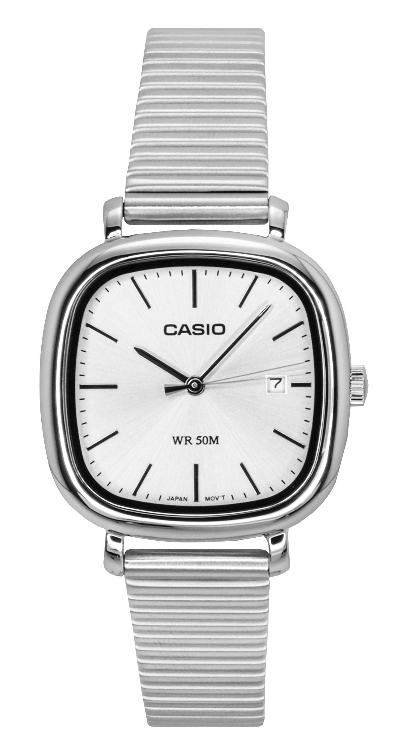 Casio Standard Analog Stainless Steel Silver Dial Quartz LTP-B166D-7AV Women's Watch - Casio