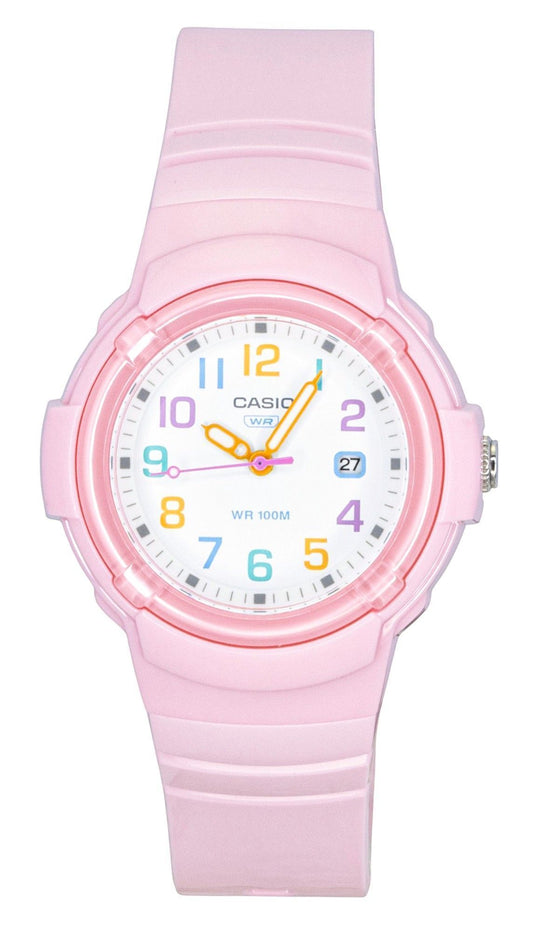 Casio Analog Bio-Based Resin Strap White Dial Quartz LX-800H-4AV 100M Women's Watch - Casio