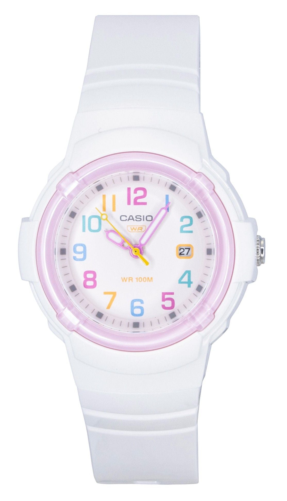 Casio Analog Bio-Based Resin Strap White Dial Quartz LX-800H-7A1V 100M Women's Watch - Casio