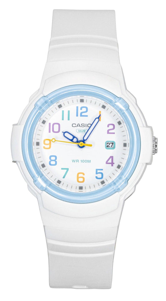 Casio Analog Bio-Based Resin Strap White Dial Quartz LX-800H-7A2V 100M Women's Watch - Casio