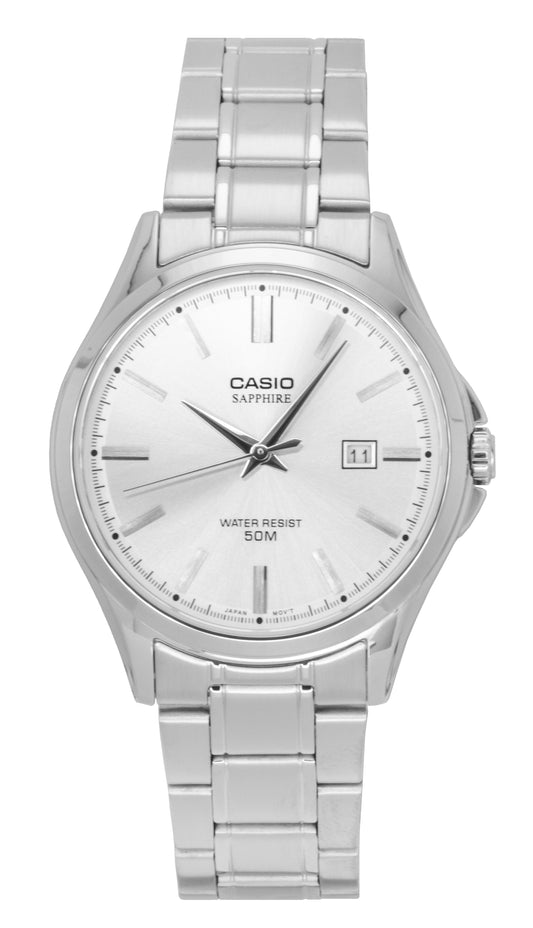 Casio Standard Analog Stainless Steel Silver Dial Quartz MTS-115D-7AV Men's Watch - Casio