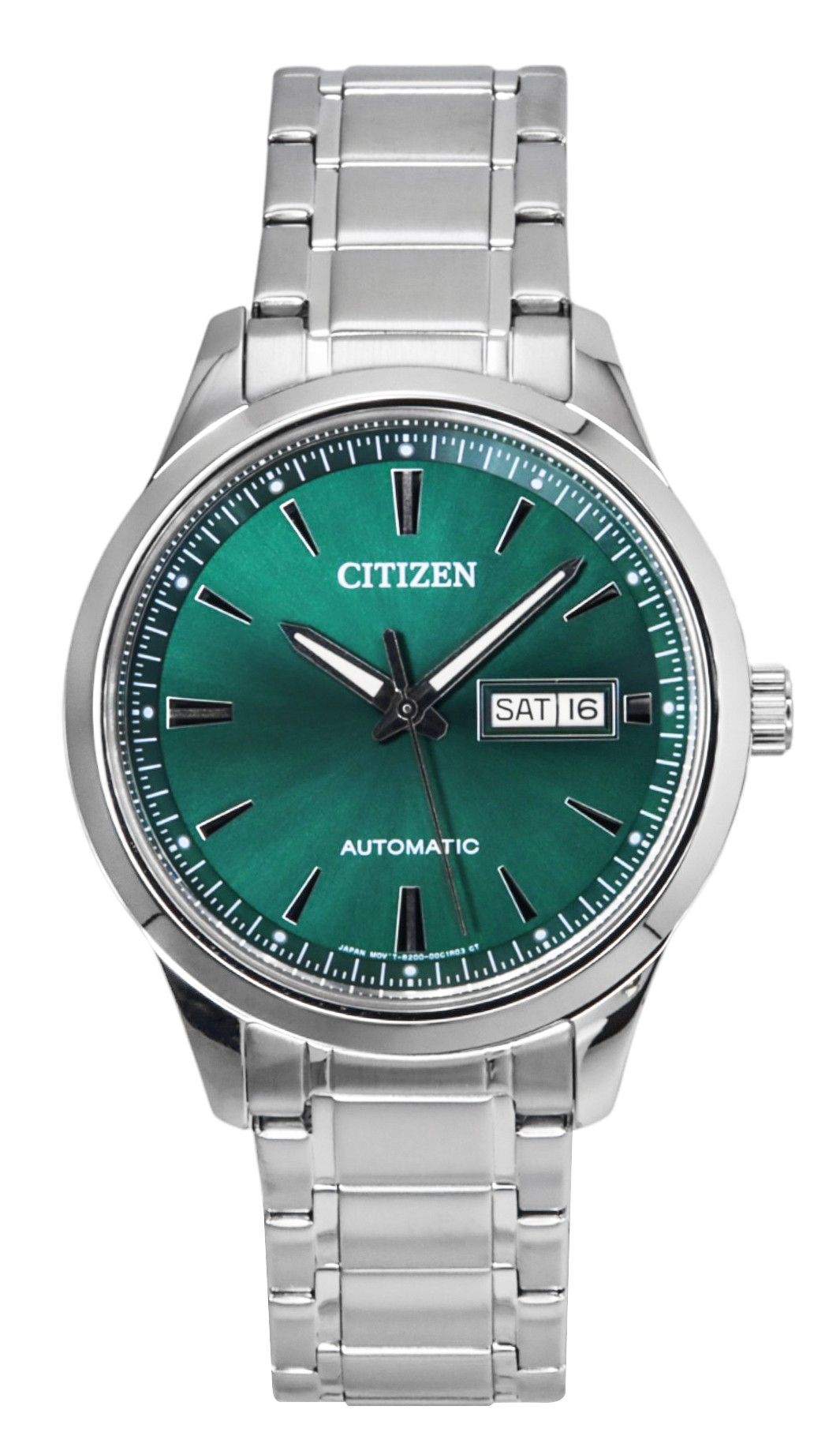 Citizen Stainless Steel Green Dial Automatic NY4058-79X Men's Watch - Citizen