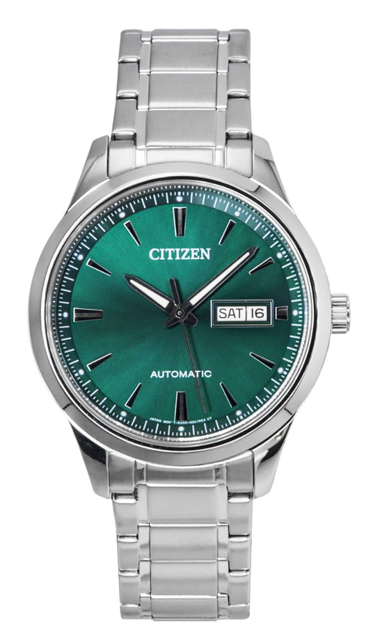 Citizen Stainless Steel Green Dial Automatic NY4058-79X Men's Watch - Citizen