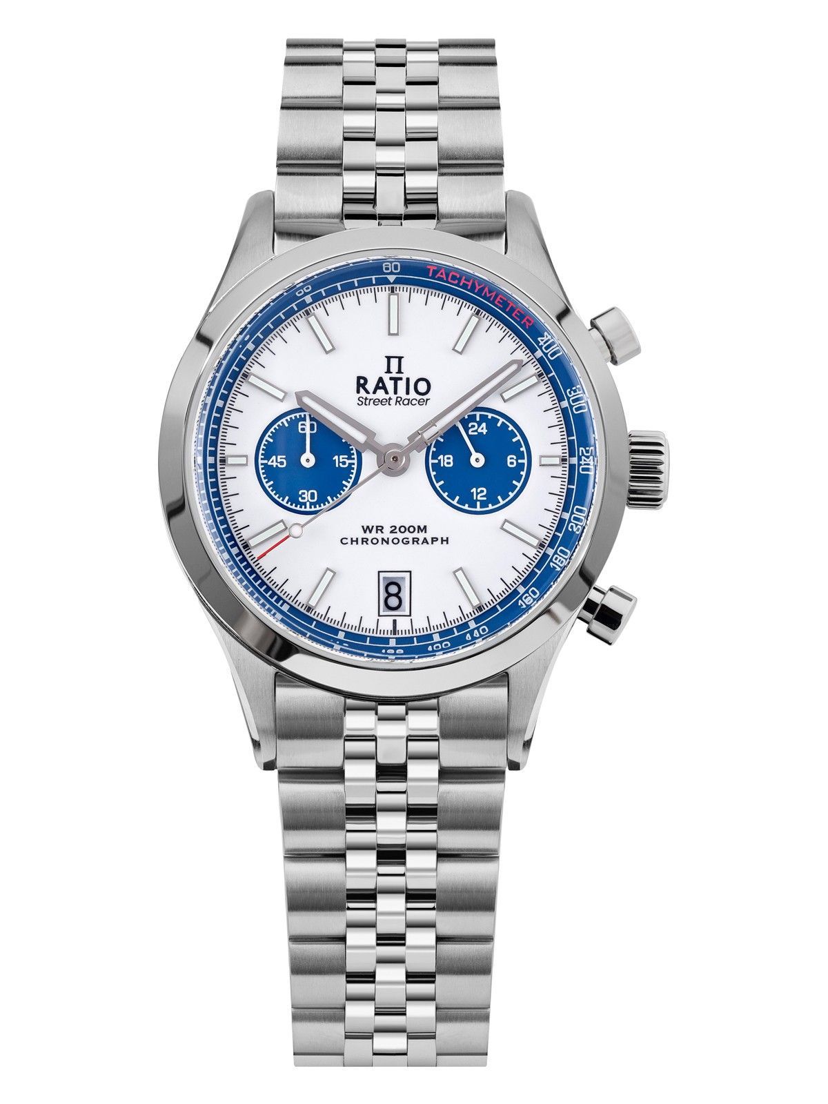 Ratio Street Racer Chronograph RTC024 200M Blue Panda Dial Limited Edition Watch - RATIO