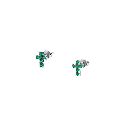 Morellato Tesori Earrings With Green Cross SAIW218 For Women - Morellato
