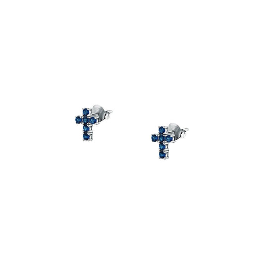 Morellato Tesori Earrings With Blue Cross SAIW219 For Women - Morellato