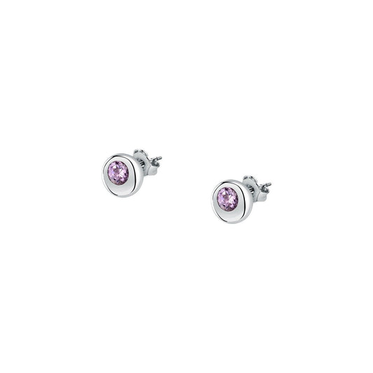 Morellato Tesori Eterni Earrings With Purple Stone SAXN20 For Women - Morellato