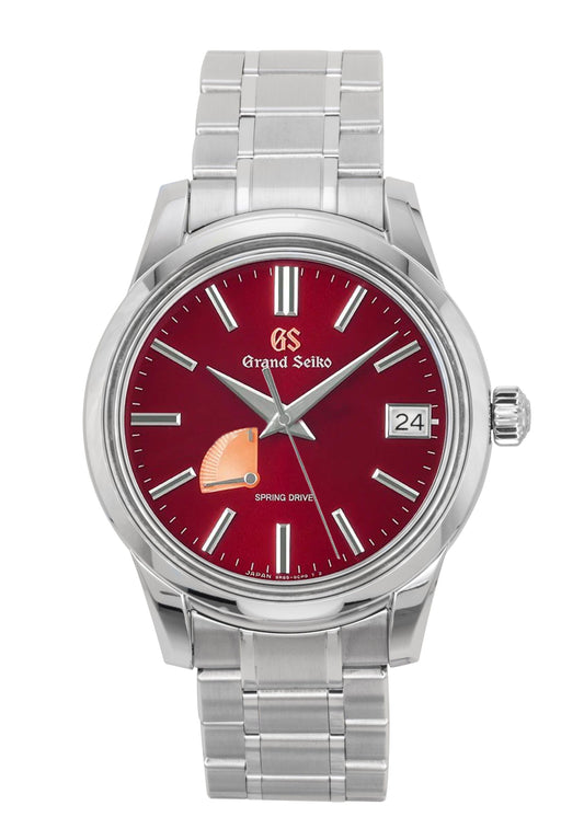 Grand Seiko Elegance Limited Edition 20th Anniversary Stainless Steel Red Dial Automatic SBGA499G 100M Men's Watch - Grand Seiko