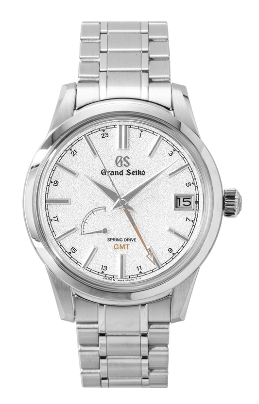 Grand Seiko Elegance GMT Stainless Steel Silver Dial Automatic SBGE269G 100M Men's Watch - Grand Seiko