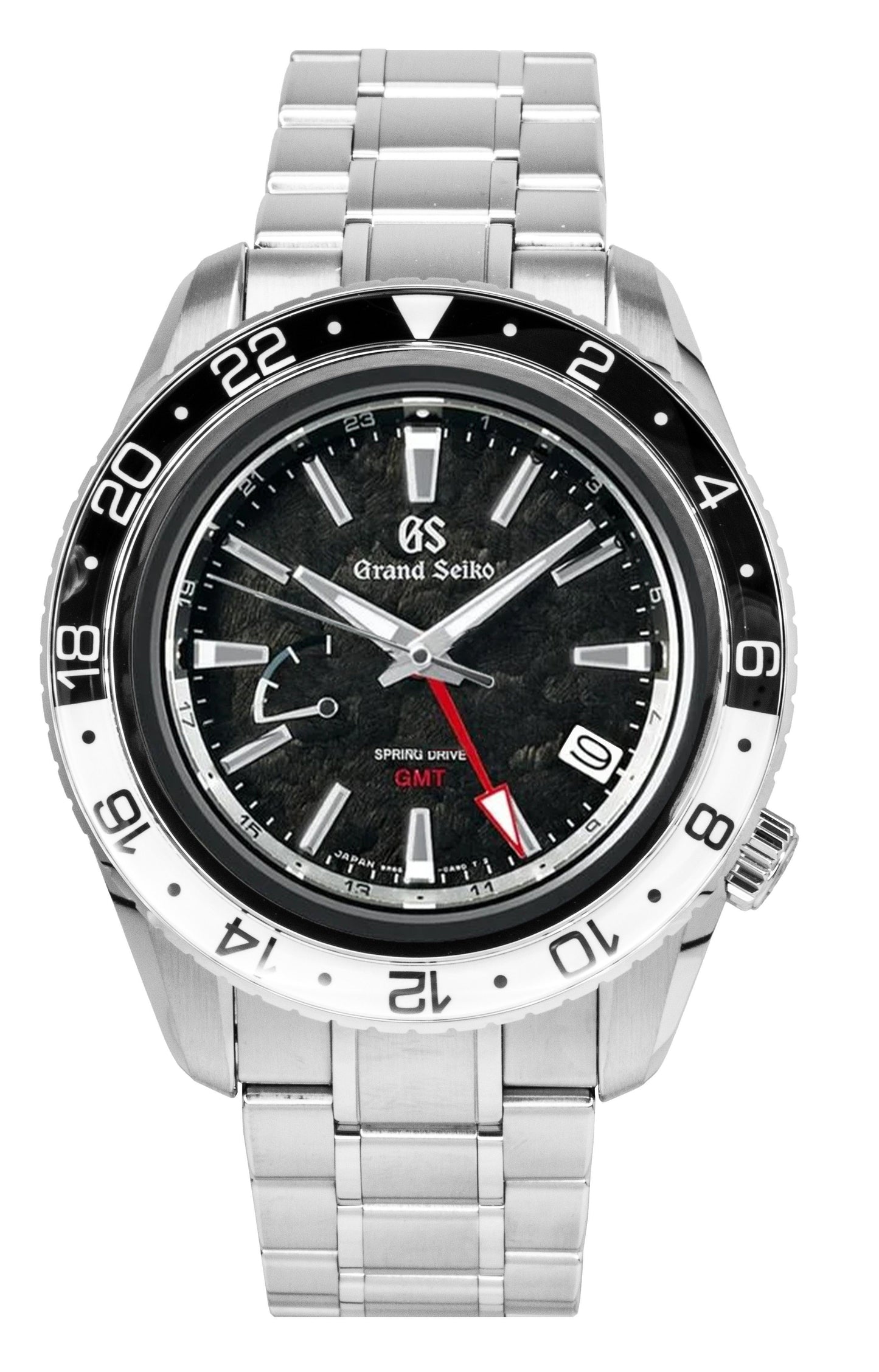 Grand Seiko Sport GMT Stainless Steel Black Dial Automatic SBGE277G 100M Men's Watch - Grand Seiko