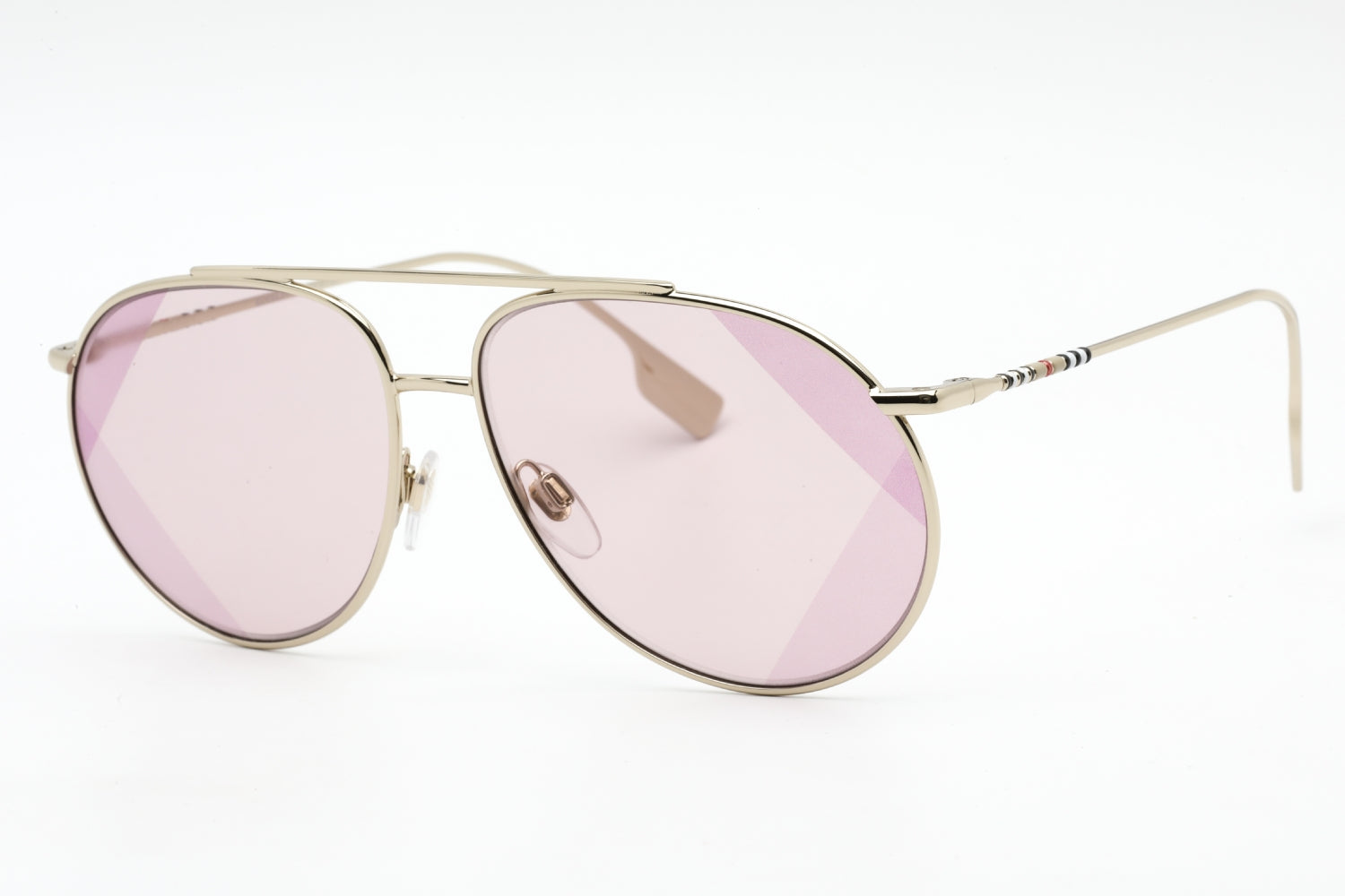 Burberry Alice BE3138 Light Gold Pink UV Print