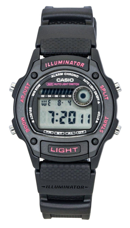 Casio Standard Digital Bio-Based Resin Strap Quartz W-220H-1A2V Unisex Watch - Casio