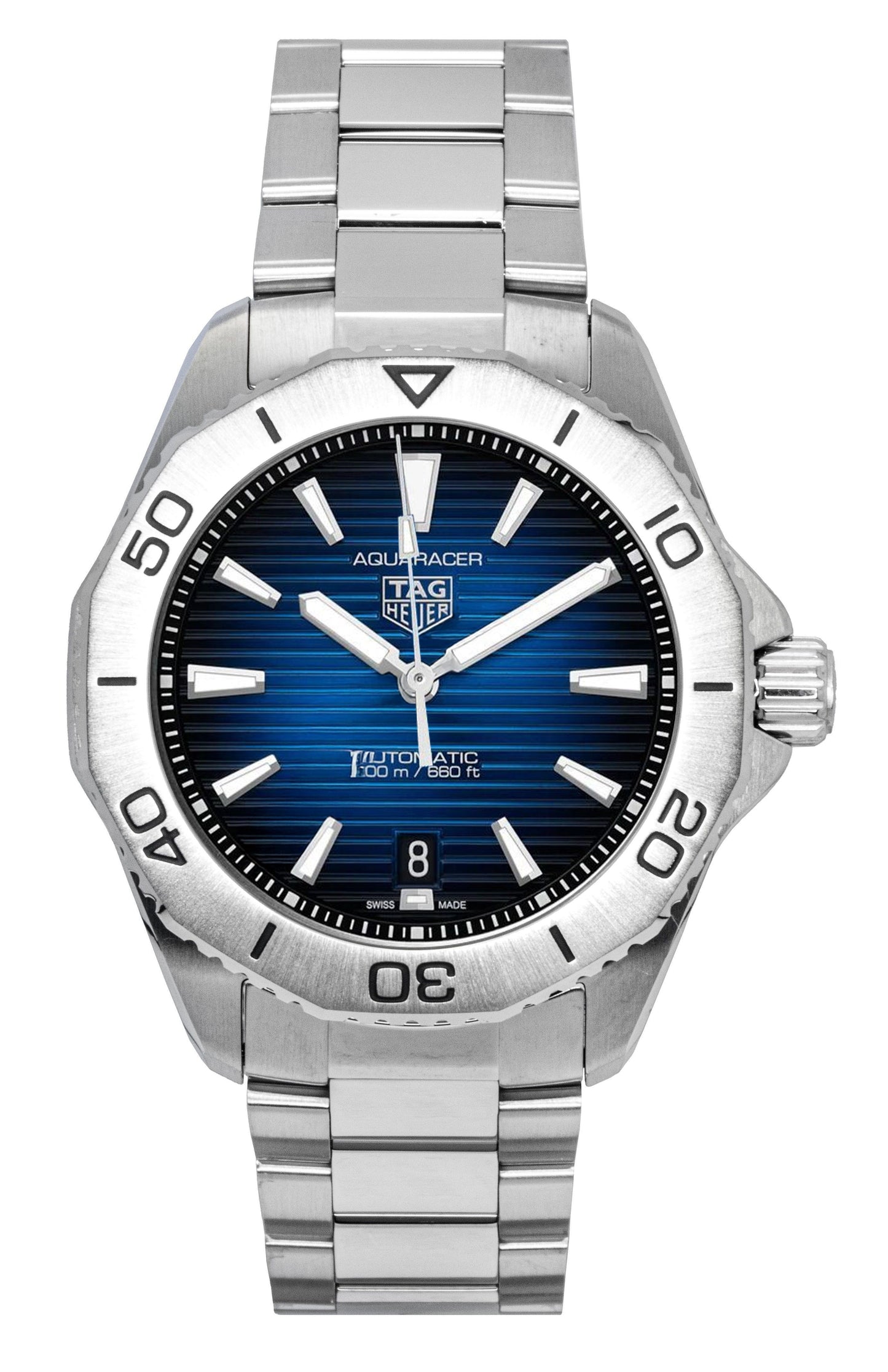 Tag Heuer Aquaracer Stainless Steel Blue Dial Automatic Diver's WBP2111.BA0627 200M Men's Watch - Tag Heuer