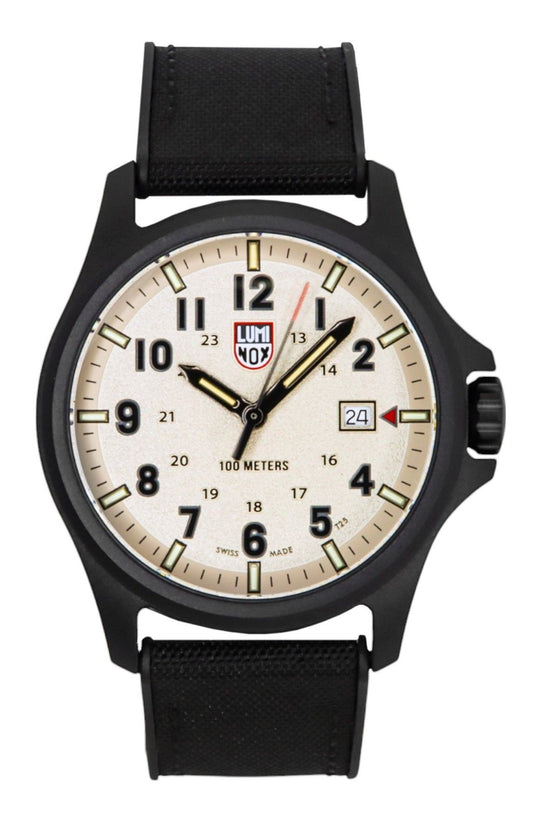 Luminox Atacama Field Black Rubber Strap Grey Dial Quartz XL.1971.SET 100M Men's Watch With Extra Strap - Luminox