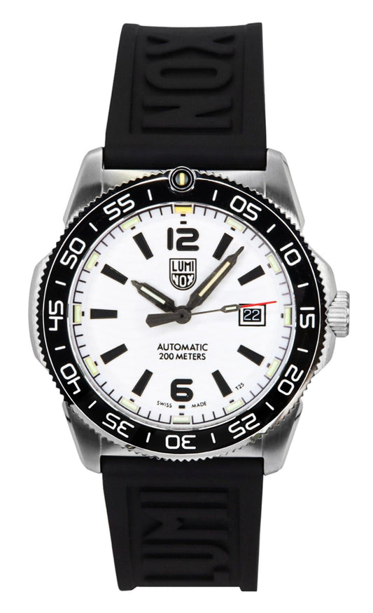 Luminox Pacific Diver Midnight Mariner Rubber Strap White Dial Automatic XS.3101.H 200M Men's Watch - Luminox