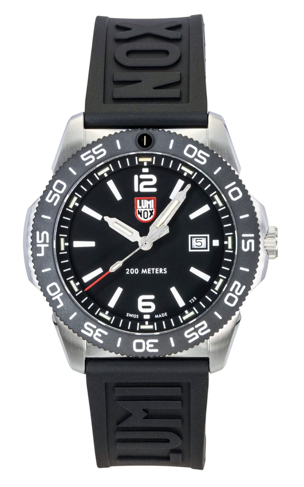 Luminox Pacific Diver Rubber Strap Black Dial Quartz Diver's XS.3121.1 200M Men's Watch - Luminox