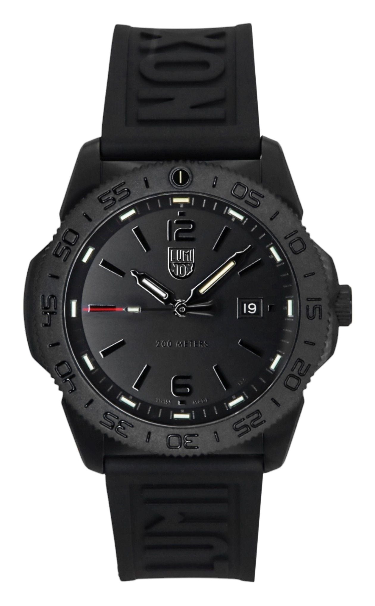 Luminox Pacific Diver Rubber Strap Black Dial Quartz XS.3121.BO.1 200M Men's Watch - Luminox