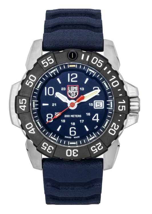 Luminox Navy Seal Rubber Strap Blue Dial Quartz Diver's XS.3253.CB 200M Men's Watch - Luminox