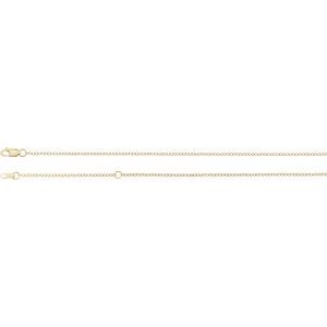 14K Yellow 1.3 mm Cable 16-18" Chain - BN & CO JEWELRY